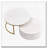 Round Nesting Coffee Table Fluted with Drawer-889376328