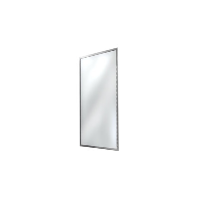 8B9FB034CB9446F19BE2A0FD10A5EB2B Anti-Theft Framed Mirror 18" x 36" - Brushed Stainless