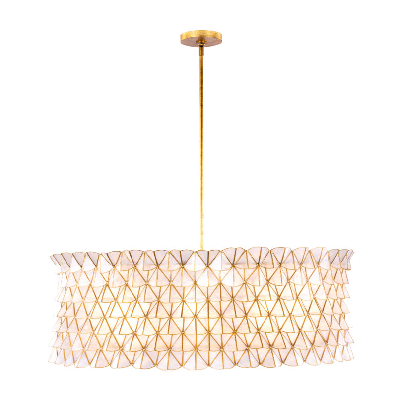 Lustre de feuille d'or oxydé Flair 8 LT Kalco