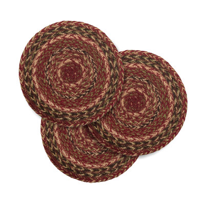Cider Mill Jute Trivet 8 Set of 3