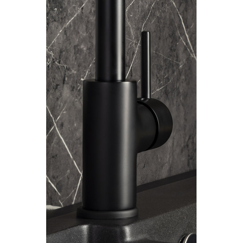 Abode Nico Single Lever Mixertap, Matt Black