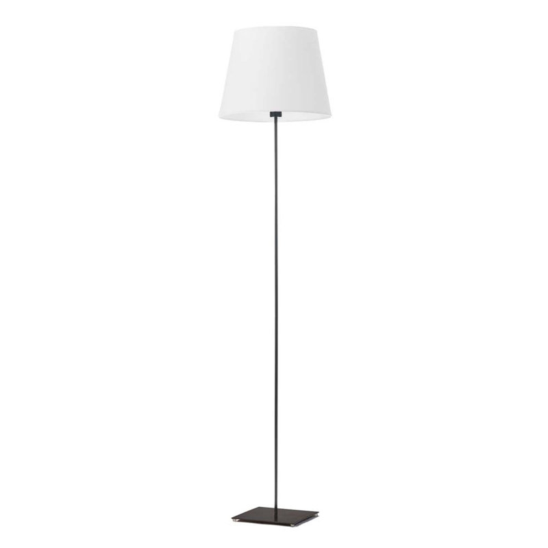 Asauni 162.5cm Traditional Floor Lamp, White, Black