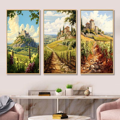 Goshay - France Wall Art Prints Set Of 3