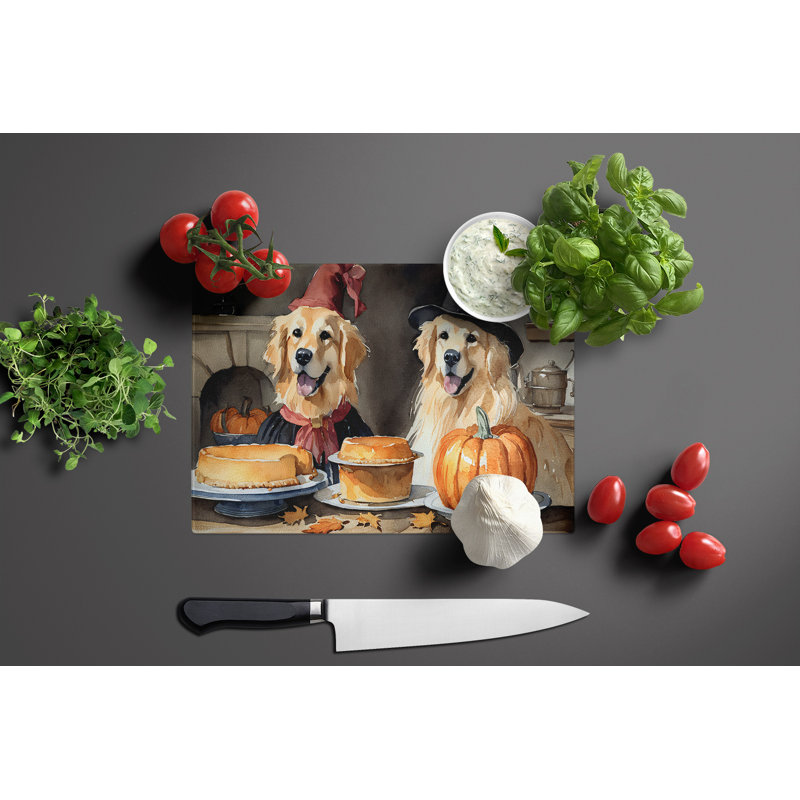 Planche à découper en verre Golden Retriever
