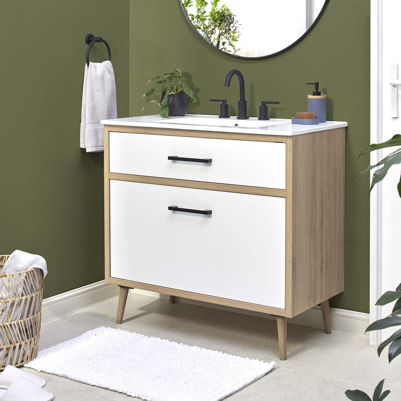 Modway Maverick 36" Bathroom Vanity, White