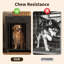 Meuble télé en forme de cage pour chien avec tiroirs de rangement et portes coulissantes de style grange