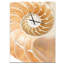 Horloge murale surdimensionnée à motif nautilus-35102441