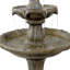 Fontaine solaire traditionnelle à 2 niveaux en résine et ananas Kirt-288871653