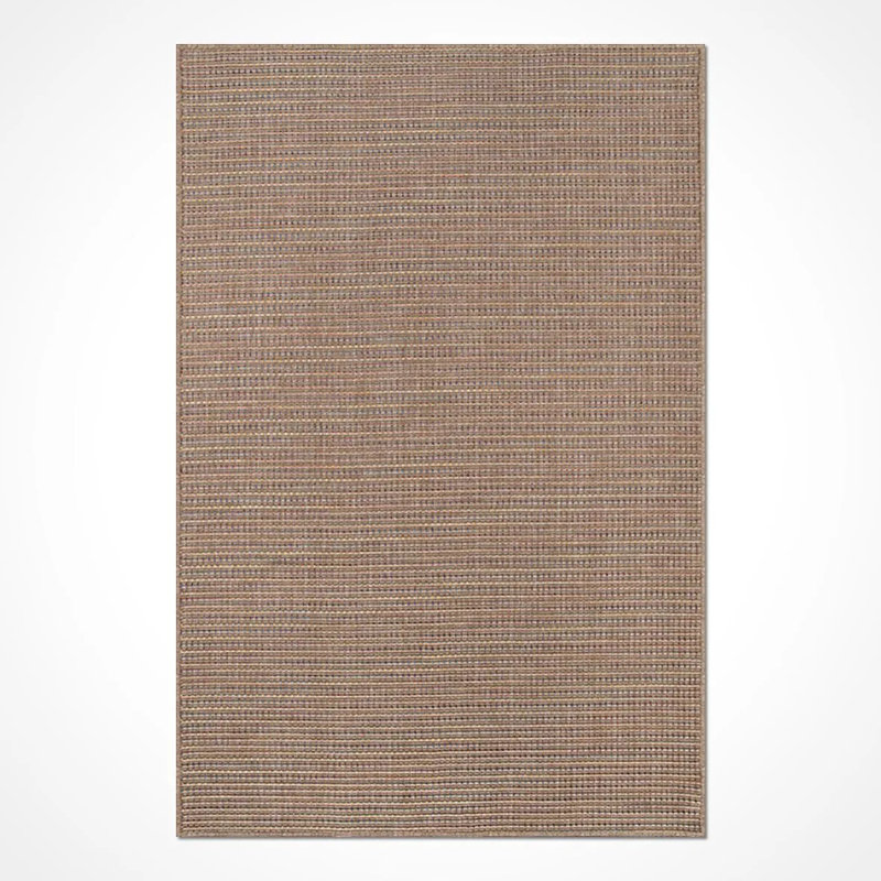 Tapis bleu en polypropylène antidérapant Dafne résistant aux taches et facile à nettoyer, 6.5' x 9.5'