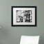  Framed Wall Art - Philippe Hugonnard ‘Fashion Avenue NYC’ Wall Decor with Matted Frame - Living Room, Kitchen, and Bathroom Art - 16x20-17767341