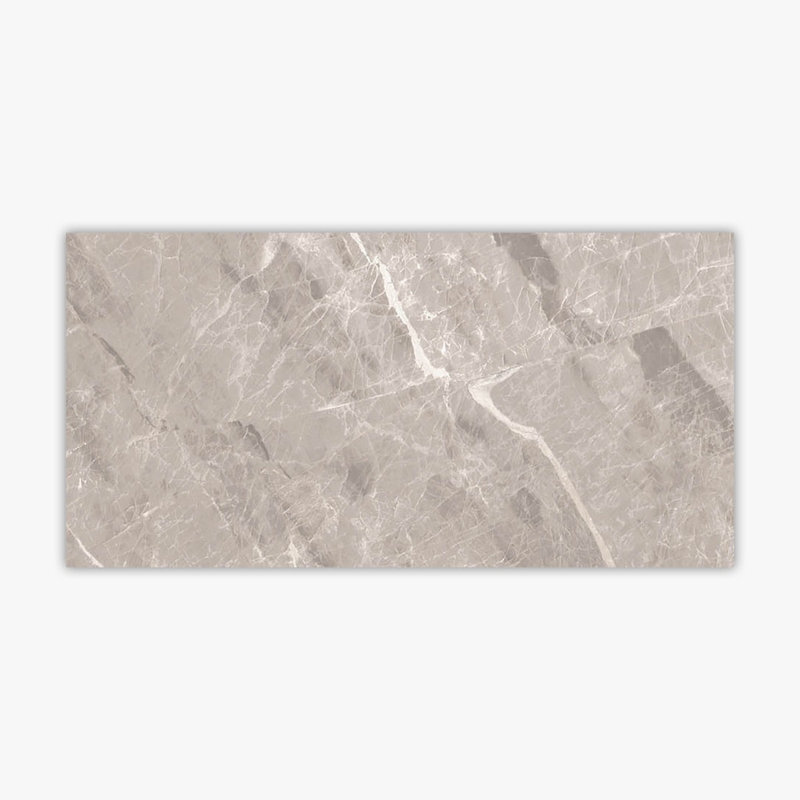 Nambia 12" x 24" Porcelain Marble Look Wall & Floor Tile, Taupe