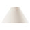 Abat-jour cylindrique en lin uni, 30,5 cm (H) x 48,3 cm (L) x 48,3 cm (P), avec bordure roulée