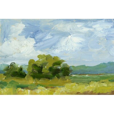 Sand & Stable Field Color Study I On Canvas by Ethan Harper Painting ...