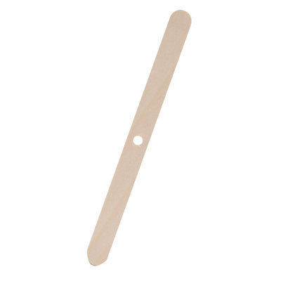Ensemble de 50 porte-mèches en bouleau, faciles à utiliser et réutilisables, pour la fabrication de bougies (114 x 10 mm, un trou).
