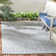 Herefordshire Geometric Grey/Navy Blue Area Rug
