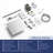 Square Complete Shower System Showerhead with Rough-In Valve All-In-One Kit-62512273-62512275