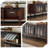 Modern Nut-Brown Solid Wood TV Stands