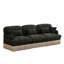 Canapé modulaire portatif 100,3 po Chenille