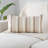 Textured Beige Striped Silk
