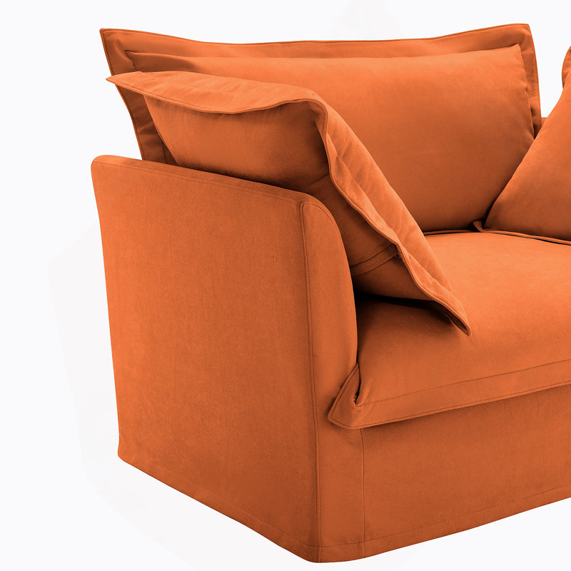 Koala Armless Sofa - Orange