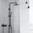 Adjustable Height 33.46-47.24” Complete Shower System, Solid Brass Shower Faucet Set with Tub Spout-99079978