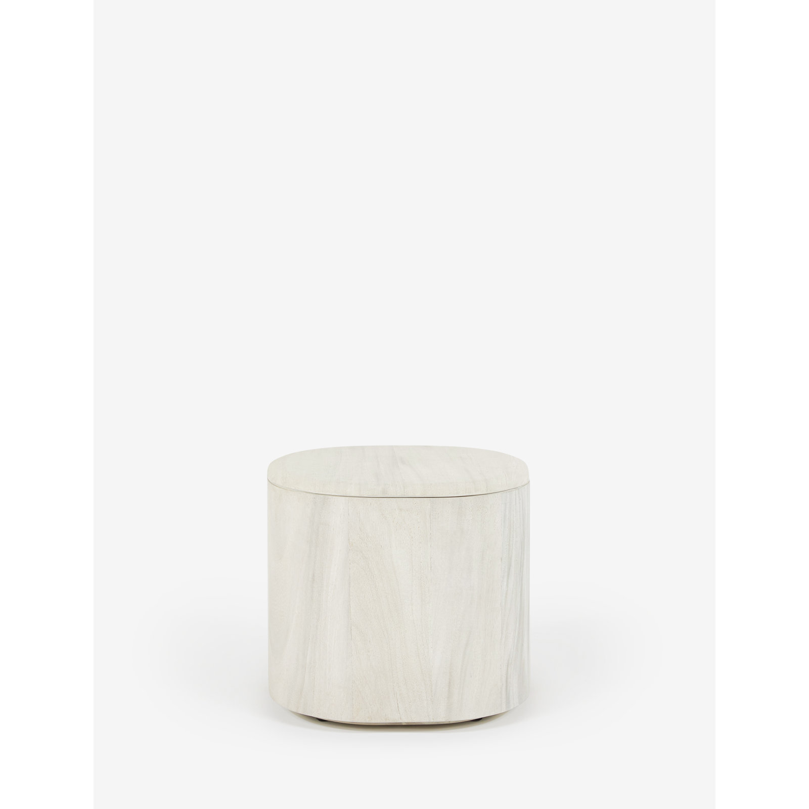 Kodie 20" Side Table, Bleached