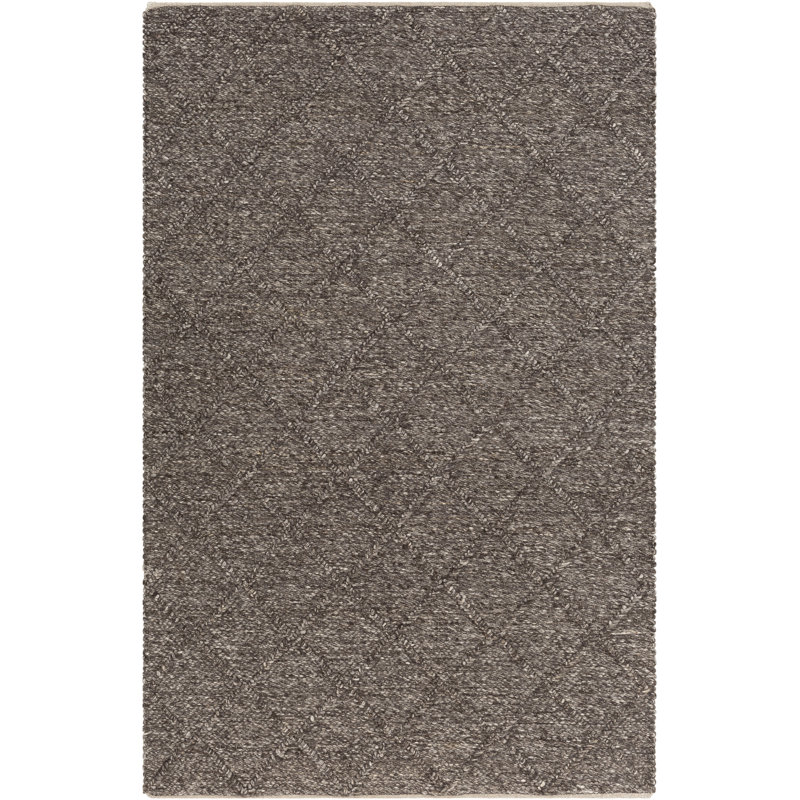 Tapis géométrique tissé à plat à la main Jeanette, Rectangle 2 pi x 3 pi