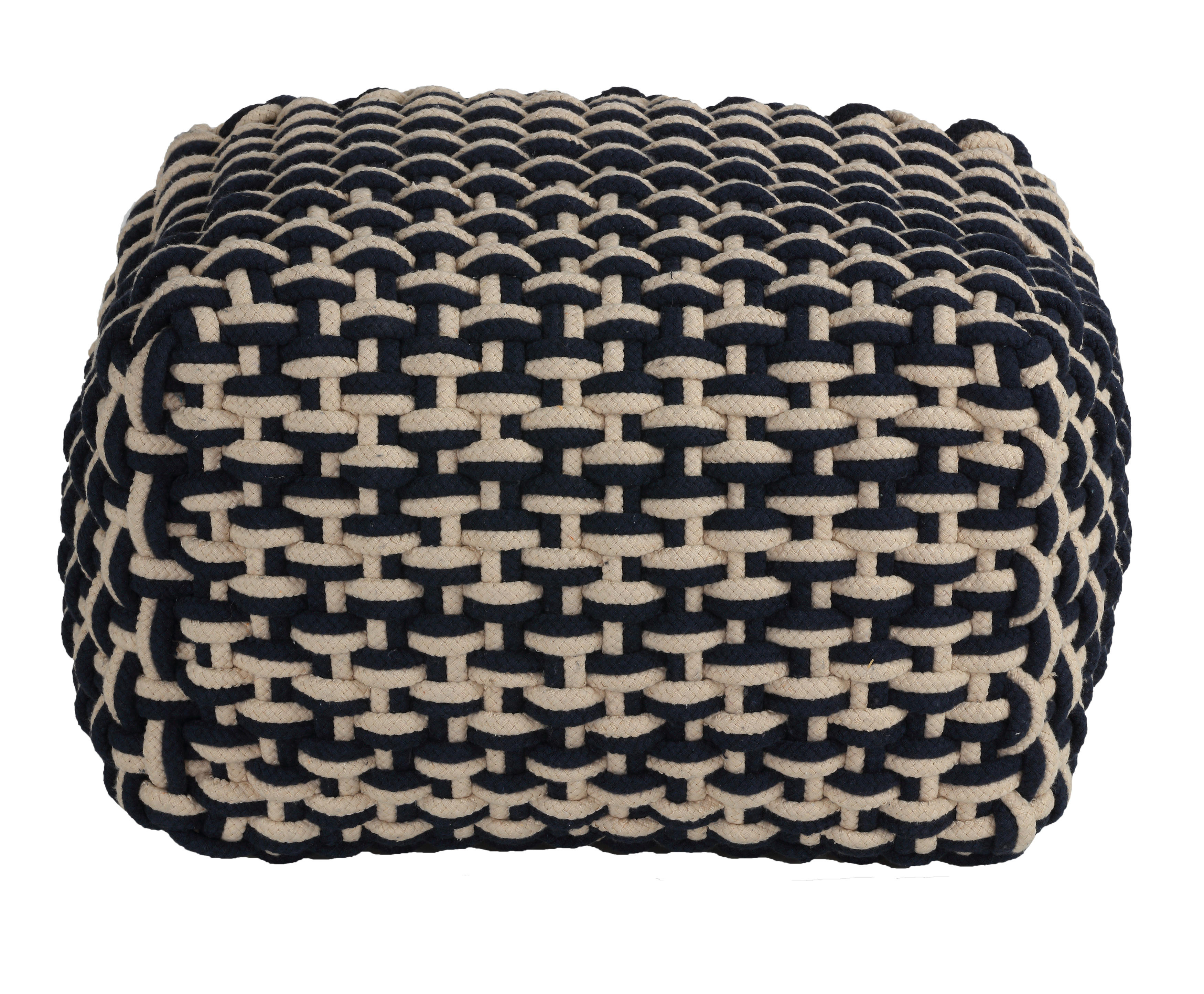 Breakwater Bay Steiner Rope Pouf & Reviews | Wayfair