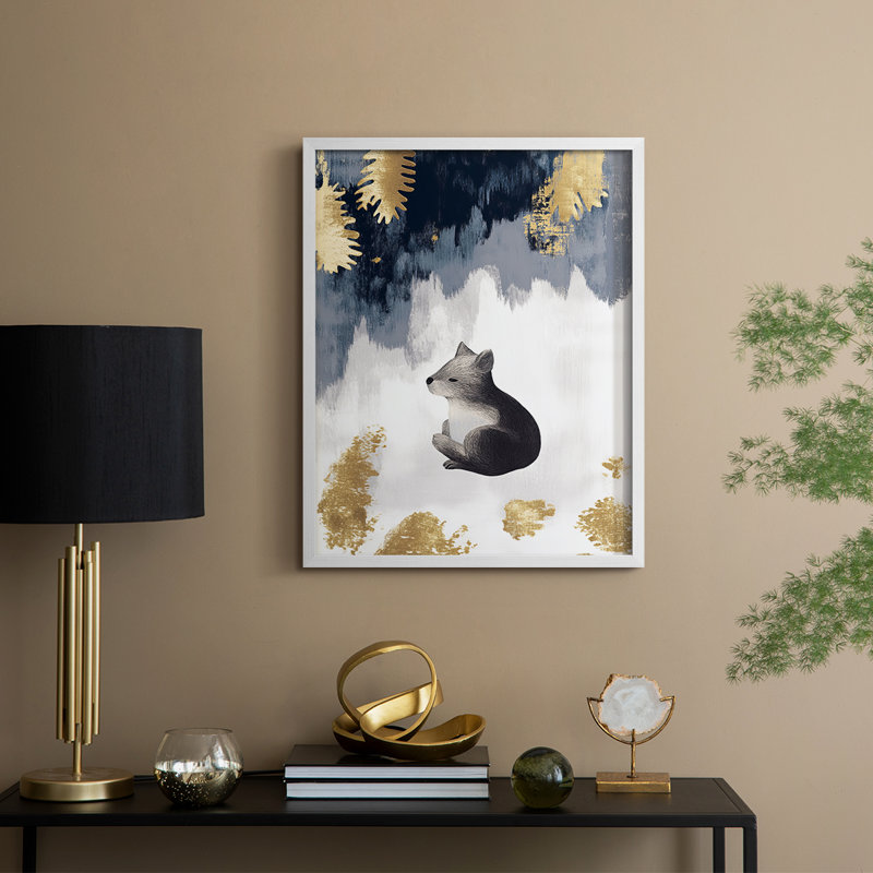 «Christmas Holiday», art encadré CLIII, bois massif, H 21 po x l 17 po, Blanc