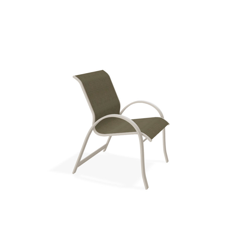 Fauteuil de salle à manger empilable Hiraku, Pierre Elevation, Désert