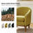 Berklie Upholstered Barrel Chair with Solid Wood Legs-1733368577