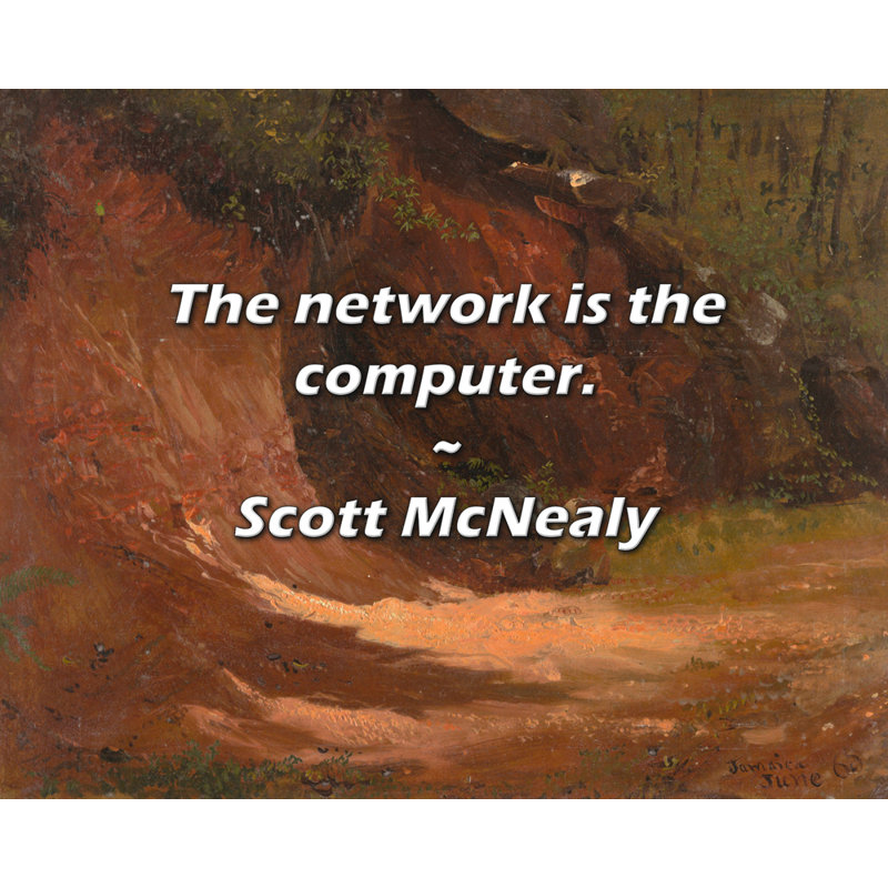 Scott McNealy Quote: The network is the computer.