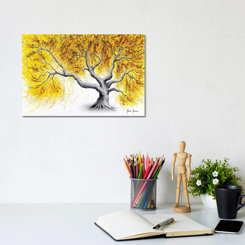 Sunshine Tree by Ashvin Harrison - Print on Canvas, Wrapped Canvas, 152.5 cm H x 101.5 cm W x 3.175 cm D
