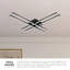 Plafonnier encastré à DEL 4 lumières 31,25 po Vega-70357794