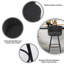 Tabouret de bar 27,55 po Kiamani-884273310