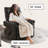 Faux Leather 360° Swivel Adjustable Recliner-1997663592