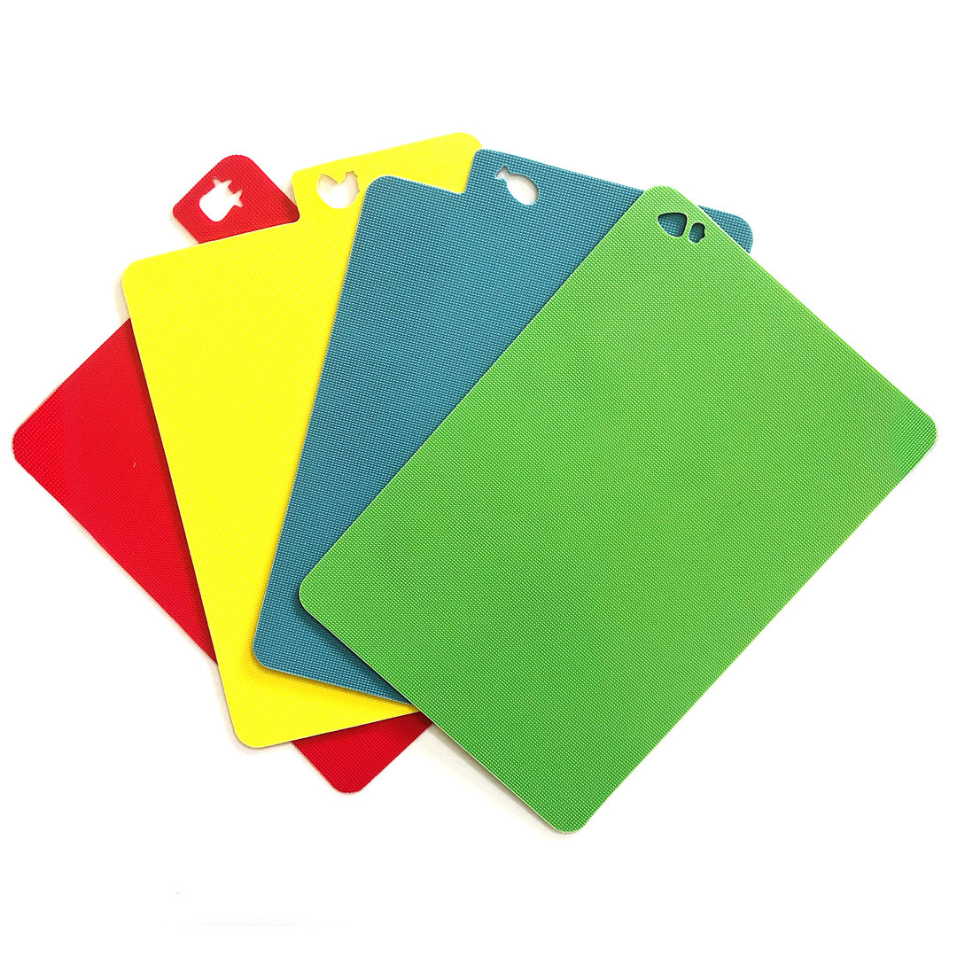 4-Piece Plastic Chopping Board Set