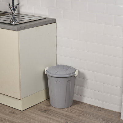 Horsten Plastic Manual Lift Kitchen Trash Can