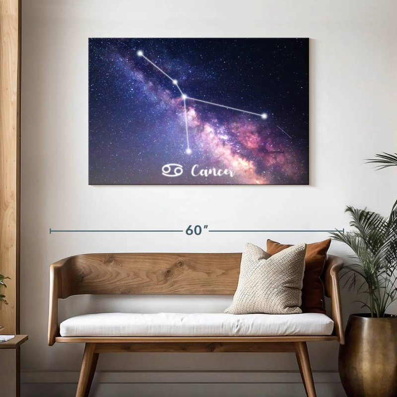 Adella Cancer Galaxy, H 30 po x l 45 po