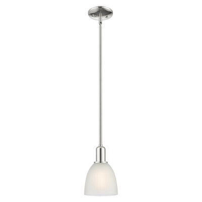 Arcadia - Laine - Mini-luminaire suspendu avec tige 6 po 1 lumière