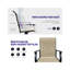 Ensemble de chaises de patio berçantes pivotantes l 29 po x P 23 po x H 39 po Burwell (ensemble de 2)