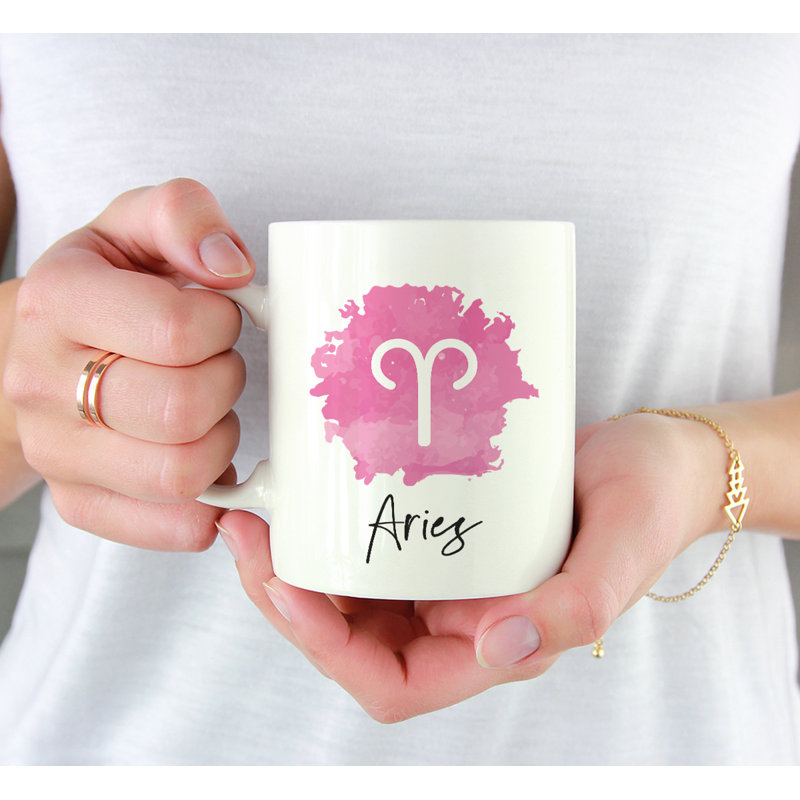 Tasse à café à symbole de signe Libra, Bélier