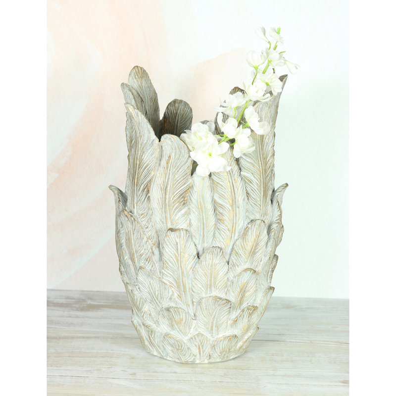 Chasta Polyresin Table Vase, 27.5cm x 24.5cm x 45cm