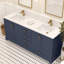 Meuble-lavabo double 72 po Maya avec comptoir en quartz blanc-101808776-101808782