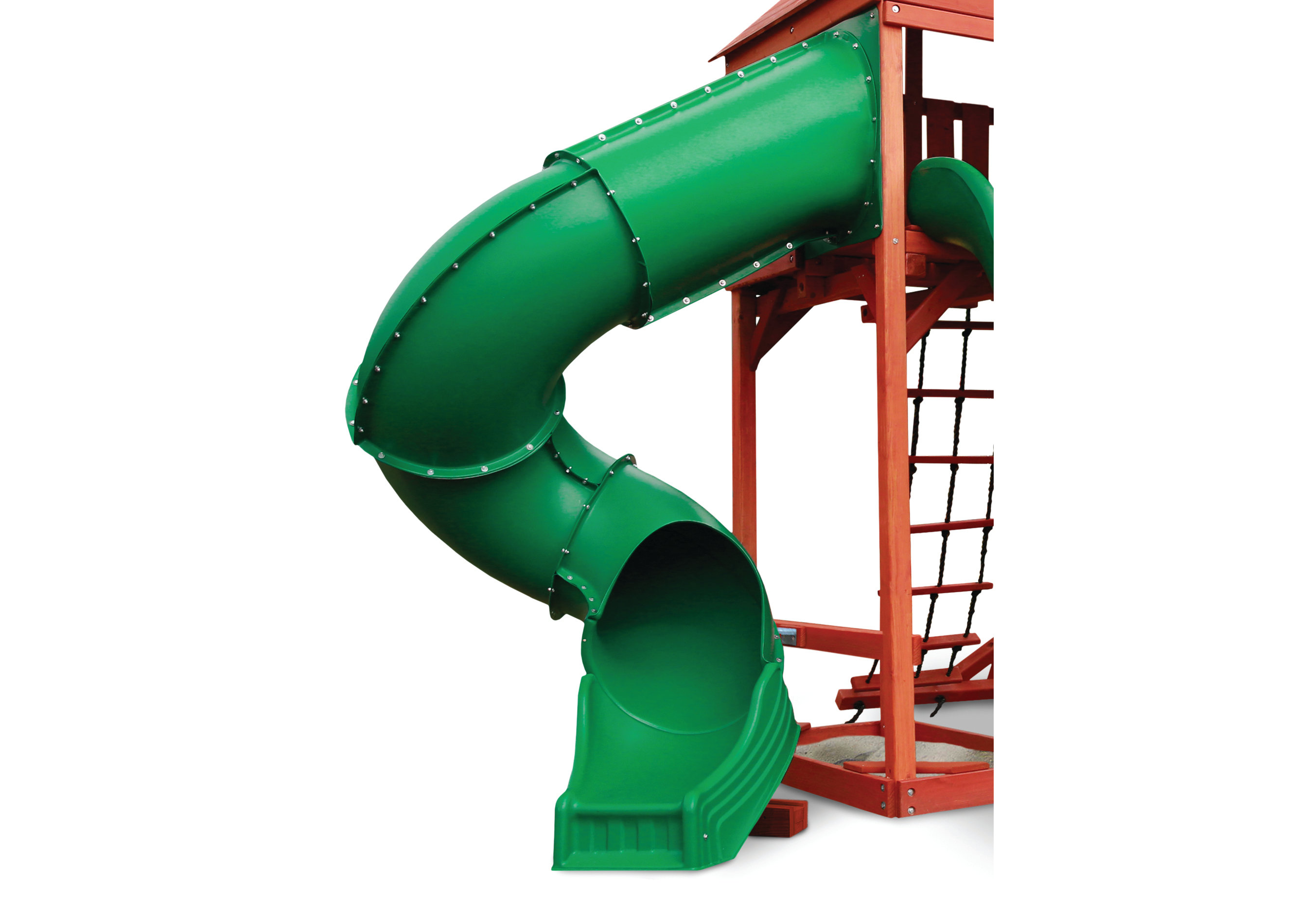 8 Foot Sectional Spiral Slide - A Tall Slide With a 360° Degree Twist