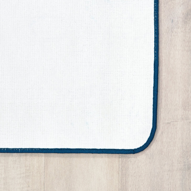 Rectangle Checkered Machine Tufted Nylon Rug