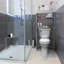 Masanari 23'' Clear Acrylic Corner Shower Bench