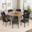 Chaise d'appoint rembourrée en bois massif-2022133708