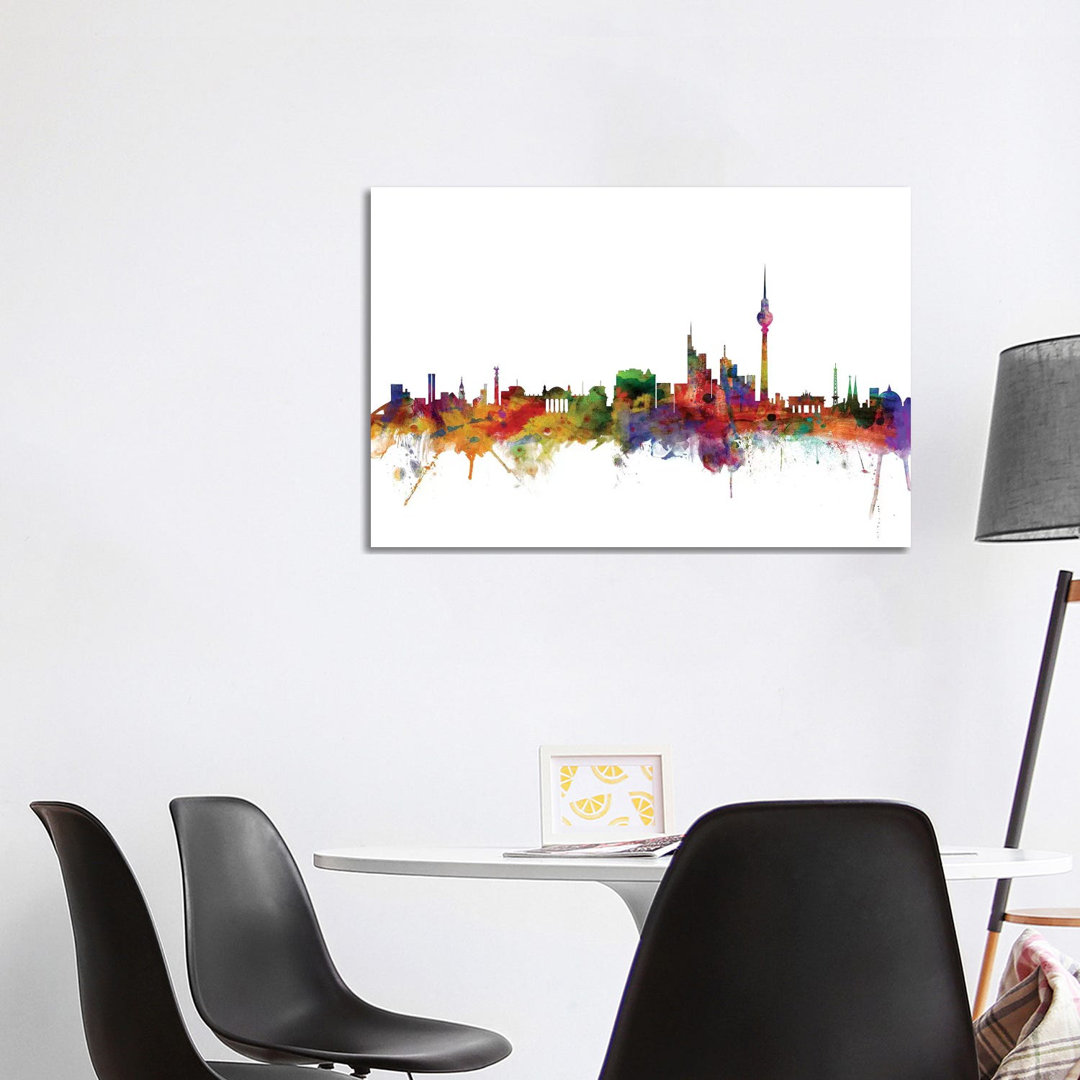 Berlin, Germany Skyline by Michael Tompsett - Wrapped Canvas Gallery-Wrapped Canvas Giclée
