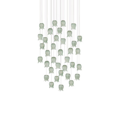 Polpo 7-Light Round Multi-Drop Pendant